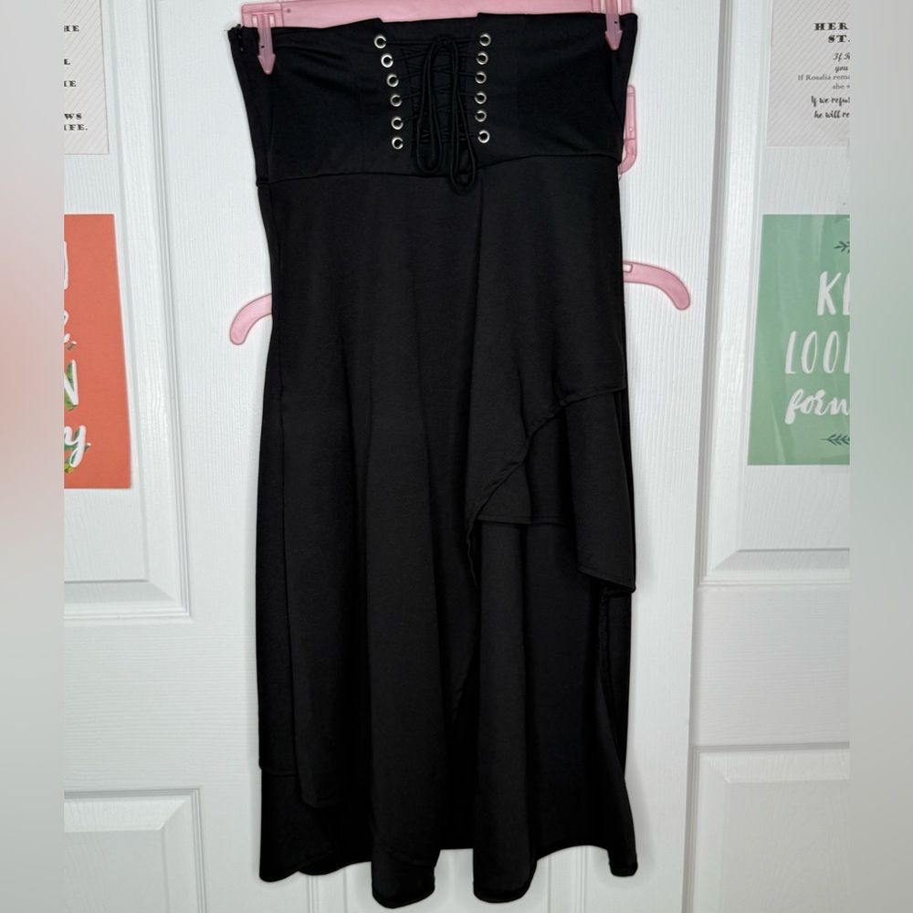 Goth/Steampunk Black Skirt